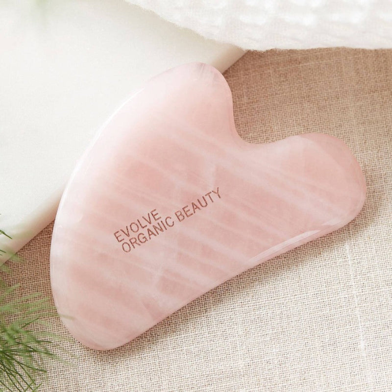 Evolve Beauty Rose Quartz Gua Sha