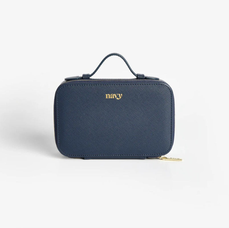 Navy Storage Zip Case
