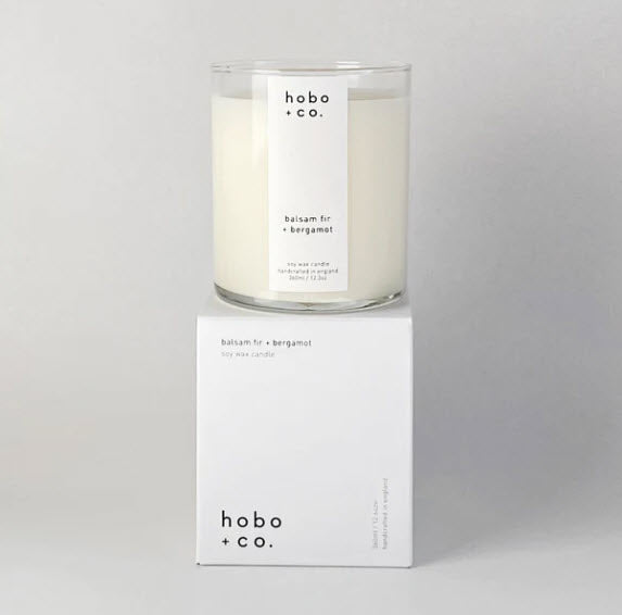 Hobo + Co Balsam Fir & Bergamot Soy Wax Candle