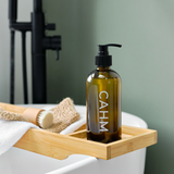 CAHM Amalfi Coast Hand & Body Wash displayed on a bath tray