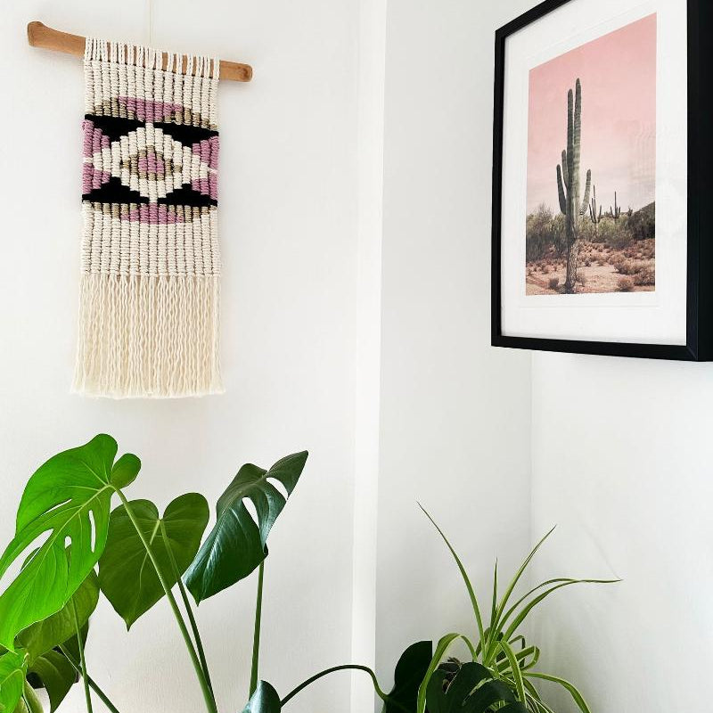 Kalicrame Aztec-Inspired Macrame Wall Hanging