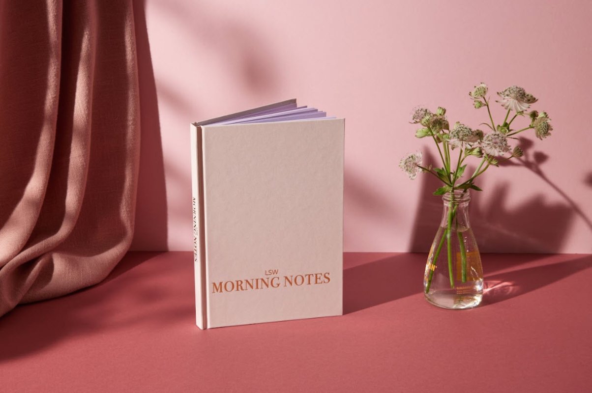 LSW London Morning Notes Journal Vase