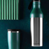 Cupple Peacock Green Cup and Bottle