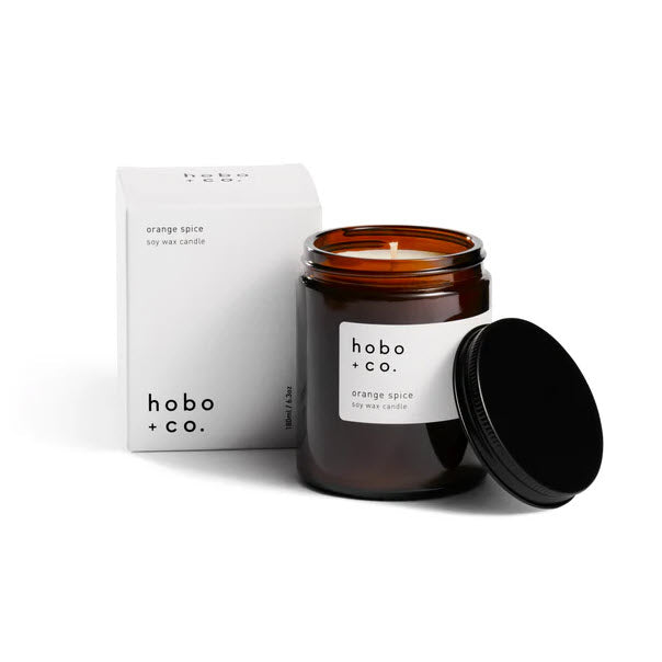 Hobo + Co Christmas Medium Orange Spice Candle