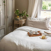 Piglet In Bed 100% Linen White Bedding
