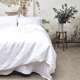 Piglet In Bed 100% Linen White Bedding