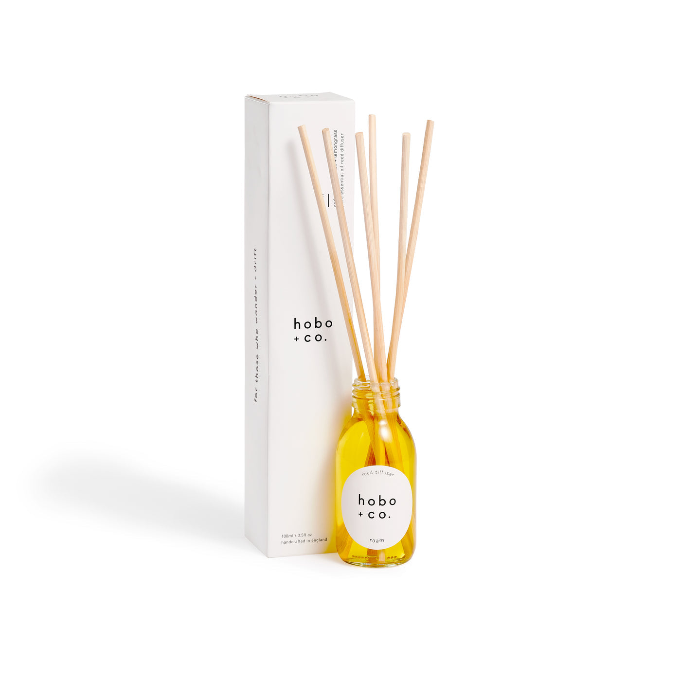 Hobo + Co Roam Aromatherapy Essential Oil Reed Diffuser